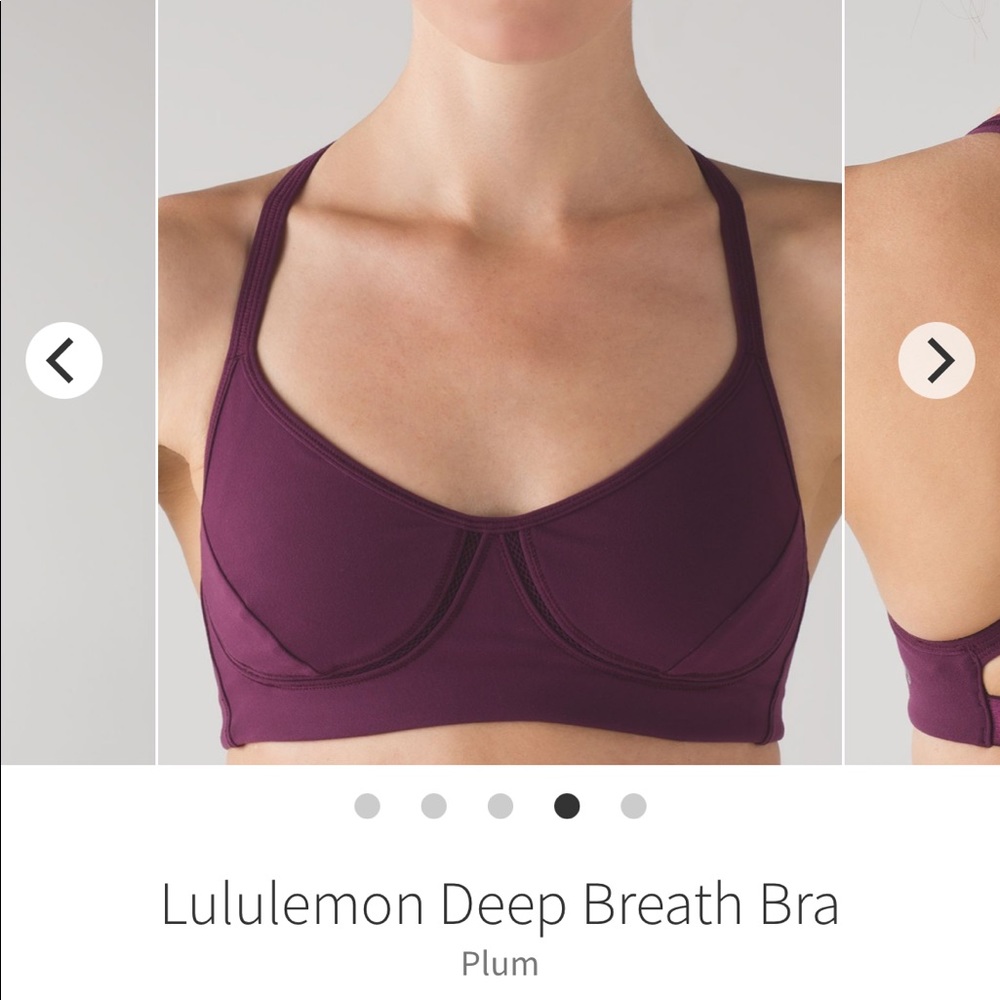 Lululemon deep breath bra